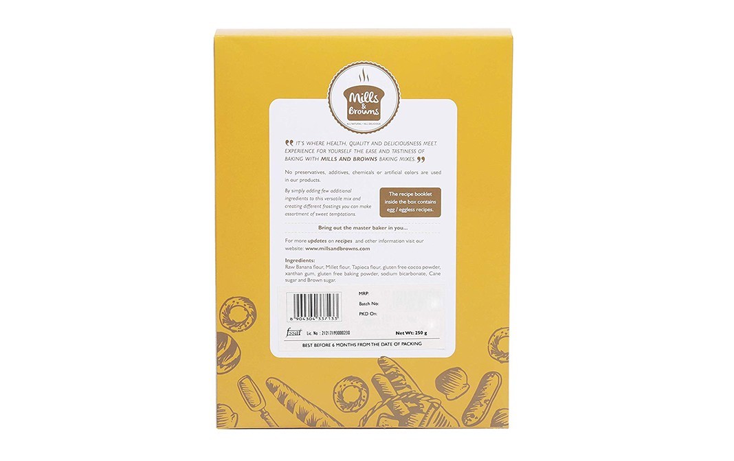 Mills & Browns Chocolate Cake Mix    Pack  250 grams